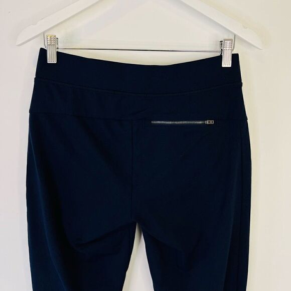 Athleta Modern Metro Navy Blue Stretchy Cropped Pants - Picture 6 of 9